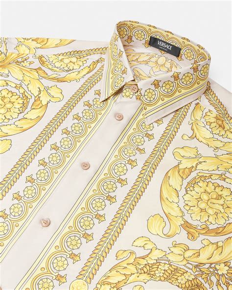 versace baroque shirt replica|versace barocco silk shirt.